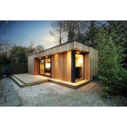 Expandable Prefab House Tiny Homes to Live in for Adults Mini Foldable Container House Mobile Home Modular Homes - WoodArtSupply