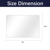 12 pcs 8 X 12 inch sublimation metal sign blanks, Aluminum sublimation sign blanks Heat Transfer blank metal sign,sublimation yard sign blanks,sublimation photo blanks for Advertising Sign,Wall Decor LIZOIDZSM