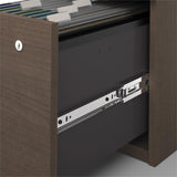 Atlin Designs 66" W x 95.5" D Modern Contemporary U-Shaped Wood Computer Desk with Hutch, for Home Office, Fully Reversible Unit, in Mahogany Finish Atlin Designs