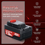 GROWFEAT 2Pack 7.0Ah Battery Replacement for Porter Cable 20V Battery, Compatible with PCC685L PCC680L PCC682L PCC685LP Replace for Porter Cable 20-Volt Lithium-ion Battery GROWFEAT