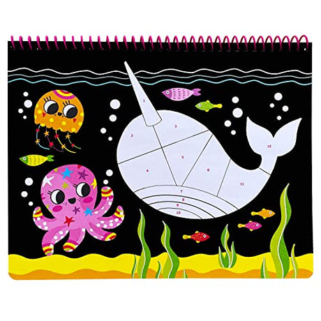 Sticker by Number Unicorns, Kittens, & More For Kids: 15 Pictures Include Kitten, Unicorn, Narwhal, Penguin, Owl, Flamingo and more! Lodi Publishing