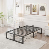 Yitong Angel Twin XL Size Bed Frame, 14 Inch Heavy Duty Support 3500 lbs Metal Platform, No Box Spring Needed/Noise Free/Non-Slip/Steel Slat Support/Easy Assembly Yitong Angel