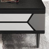 Furniture Legs Set of 4 Black Furniture Legs Straight Tapered Metal Sofa Legs, Replacement Heavy Duty Support Feet, for Sofa Couch Table Chair Cabinet Armchair TV Stand (70cm/27.56 (Black 72cm/28.35i WoodArtSupply