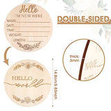 Ouligay Baby Announcement Sign Newborn Announcement Sign Baby Name Announcement Sign Personalized Baby Announcement Sign Wooden Baby Name Sign Ouligay