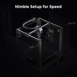 Creality K1 Max 3D Printer with Smart AI Function 600mm/s Printing Speed 20000mm/s² Acceleration, Core XY Structure 11.81x11.81x11.81 inch Large Build Volume Auto Leveling Dual-Gear Extruder Comgrow
