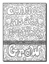 Positive Quotes: An Inspirational Coloring Book for Adults, Teens, and Kids with Positive Affirmations, Motivational Sayings, and More! (Inspirational Coloring Books) WoodArtSupply