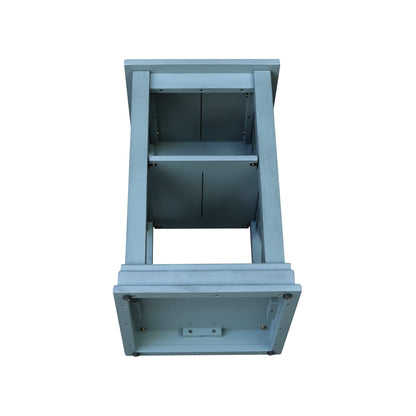 IC International Concepts International Concepts Hampton Accent Shelves Table, Ocean Blue - WoodArtSupply