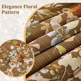 Dobuyly Brown Comforter Set Queen Size, 7 Piece Floral Bedding Comforter Set, Bed in a Bag Botanical Flower Pattern with Sheets, Pillowcases & Shams All Season Dobuyly