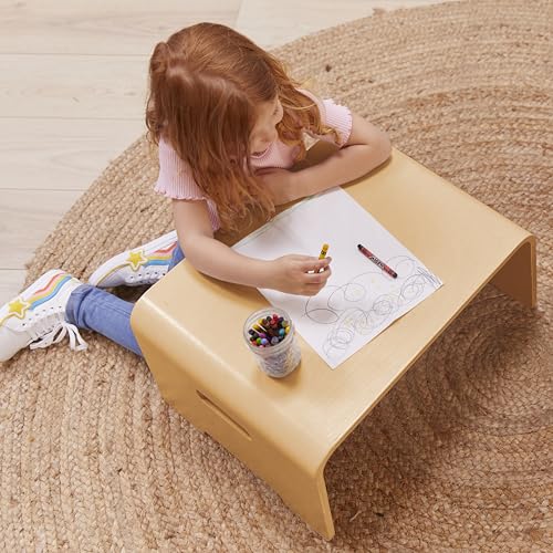 ECR4Kids Bentwood Lap Desk with Handles, Activity Table, Natural ECR4Kids