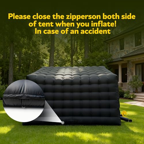 YeeBouncy Party Tent Large,Large Gazebo Event House,Inflatable Outdoor Party Tent,for Birthday Party, School Camping, Disco Nightclub, Wedding Party (20FT) YeeBouncy
