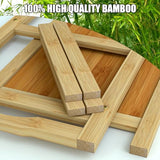 RESTSUKO 6-Tier Free Standing Shoe Racks, Bamboo Wood Shoe Rack for Entryway & Closet, Holds up to 24 Pairs of Shoes RESTSUKO