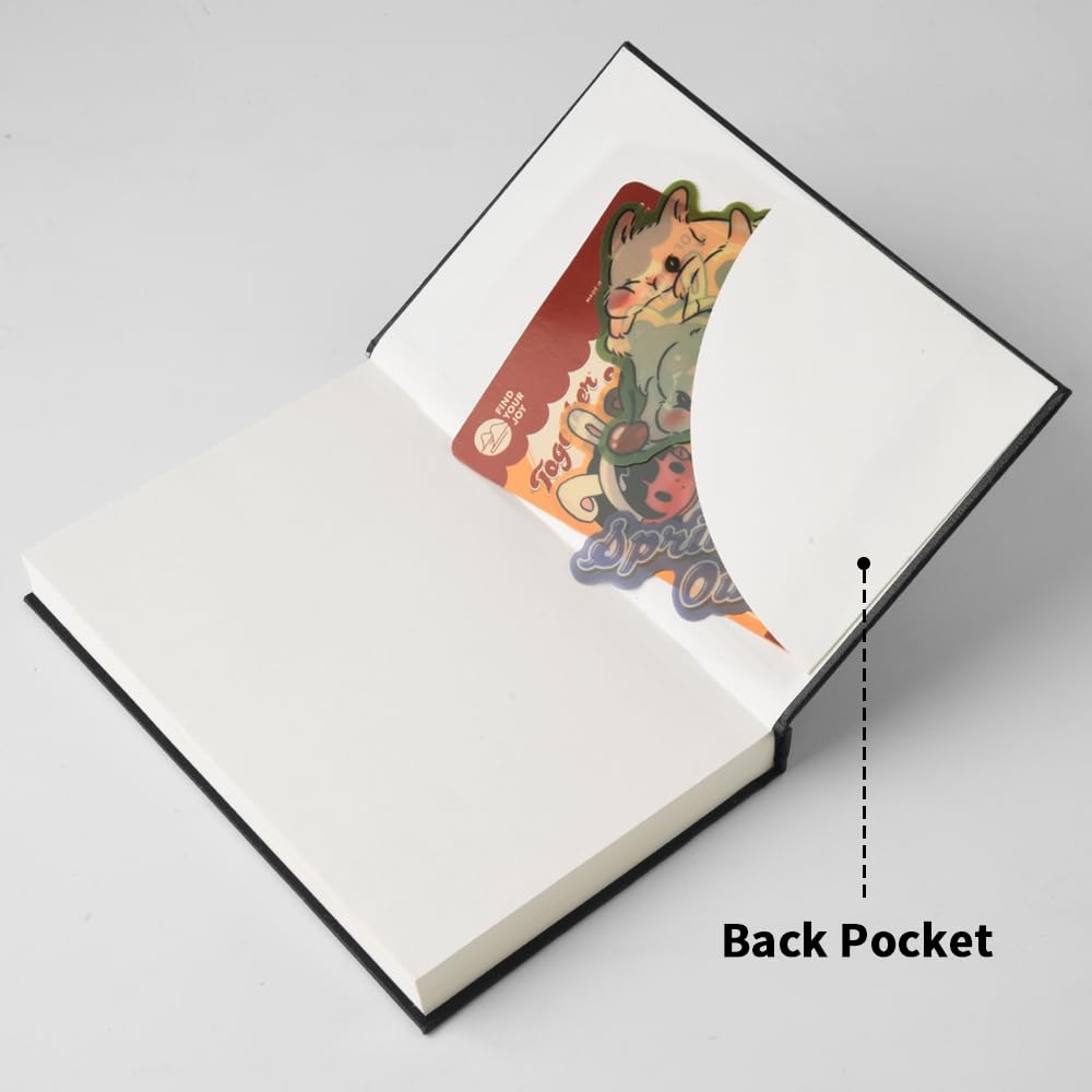 Mixed Media Sketch Pad, 4 x 6 inches 125 GSM (100 Sheets/200 Pages) Sketchbook for Drawing, Hardcover Mix Media Art Sketchbook for Wet and Dry Media,Painting,Drawing. 4X6 E-WEICHEN