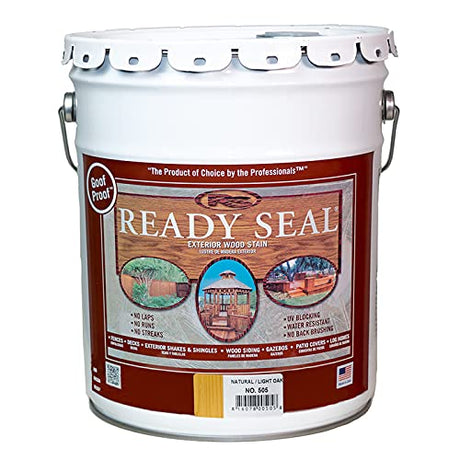 2-Pack of 5 gal Ready Seal 505 Natural Exterior Stain & Sealer for Wood Ready Seal
