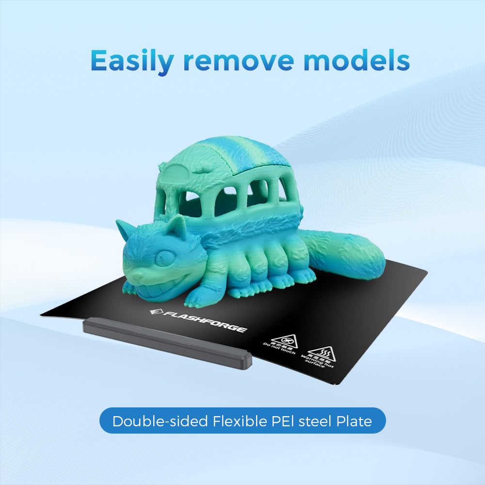 FLASHFORGE Adventurer 5M Pro 3D Printer and FLASHFORGE Smooth PC Platform FLASHFORGE