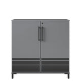 SystemBuild Evolution Shelby Garage Base Cabinet 2 Door, Graphite SystemBuild Evolution