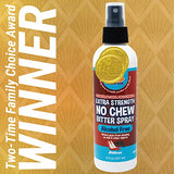 Bodhi Dog New Bitter 2 in 1 No Chew & Hot Spot Spray | Natural Anti-Chew Remedy Better Than Bitter Apple | Safe on Skin, Wounds and Most Surfaces | Made in USA (Alcohol Free, 8 Fl Oz) Bodhi Dog