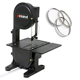 Inland Craft DB-100 Tabletop Band Saw Machine | Cuts Glass Stone Wood Metals Plastics | Includes THREE Band Saw Blades Inland Craft