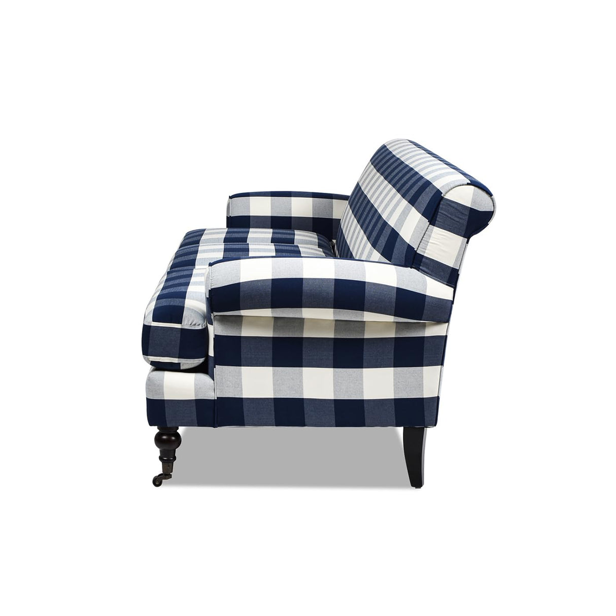 Jennifer Taylor Home Alana Lawson Three-Cushion Tightback Sofa, Blue Lattice Woven Jennifer Taylor Home