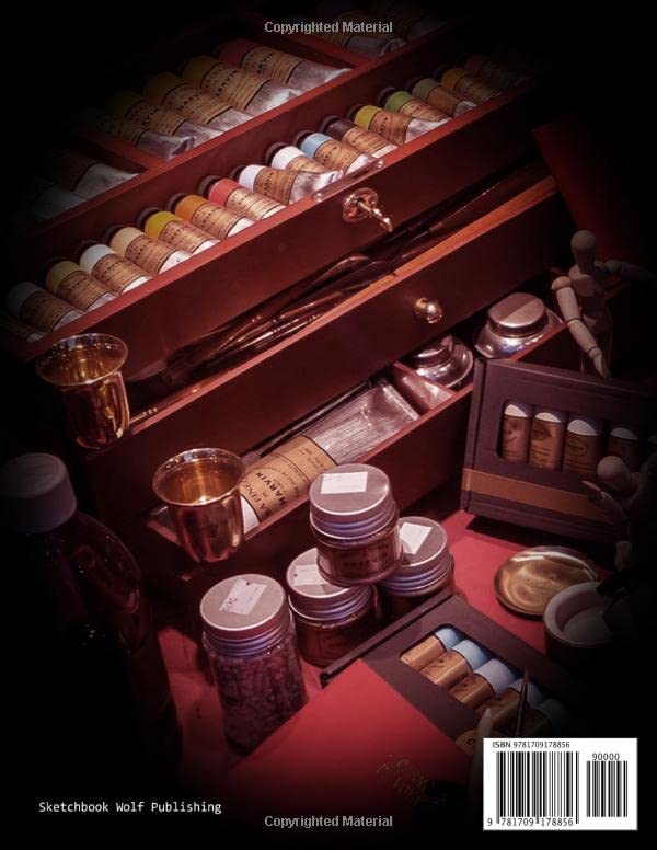 Just a Girl who Loves Wolves: Sketchbook Personalized Artist Book | Soft Cover Blank Sketch Pad | 8.5” x 11”, 108 pages | Gifts for Kids Girls Teens Adults | for Drawing Painting Charcoal Ink Majosta