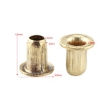 Walfront 700pcs Beehive Nest Box Frame End Threading Hole Eyelets Bee Frame Eyelet Beekeeping Tools Wooden Frame Eyelet to Minimize Damage to The Wood Walfront