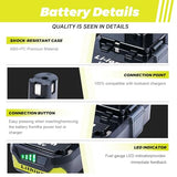 ULDERTRA 2-Pack 3.0Ah Replacement Batteries for Ryobi 18V Battery – Extended Power and Reliability ULDERTRA