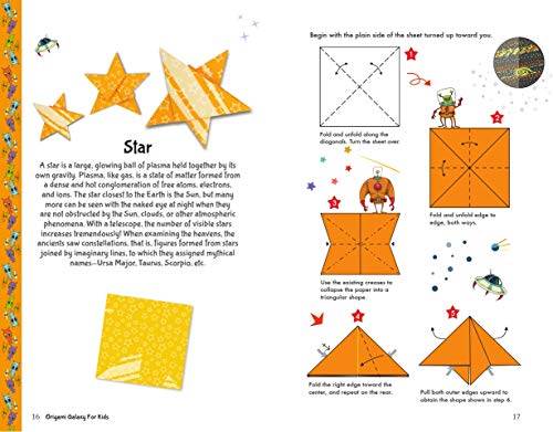 Origami Galaxy for Kids Kit: An Origami Journey through the Solar System and Beyond! [Includes an Instruction Book, Poster, 48 Sheets of Origami Paper and Online Video Tutorials] Tuttle Publishing
