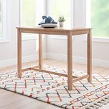 Linon Distresed 36 inch Height Pub Claridge Table, Distressed Brown Counter Linon