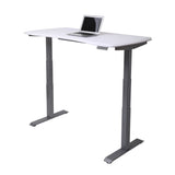 WorkPro® Electric Height-Adjustable Standing Desk with Wireless Charging, 60", White WorkPro