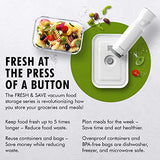 ZWILLING Fresh & Save Vacuum Sealer Machine Starter Set with Airtight Food Storage Container Glass, Sous Vide Bags, Meal Prep ZWILLING