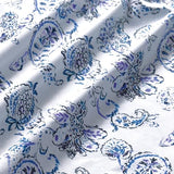 Elegant Comfort Softest and Coziest 6-Piece Sheet Set - 1500 Premium Hotel Quality Microfiber - Deep Pocket, Wrinkle Resistant 6-Piece Paisley Pattern Bed Sheet Set, Full, Paisley Indigo Elegant Comfort