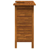 vidaXL Solid Acacia Wood Bar Table, Bistro Table, Garden Furniture vidaXL