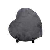 MR.R Heart Rock Slate Photo Plaque Picture Frame, Customized Photo Frame Novelty for Wedding,Birthday,Baby Birth,5.95.9 inch MR.R