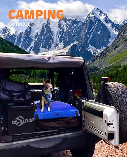GAIALOOP 4 INCH Thick Memory Foam Camping Pad Futon Mattress, Portable Floor Sleeping Mat Sleepover Guest Bed Roll Up Mattress for Outdoor [Twin:75 * 38 * 4"] Gaialoop