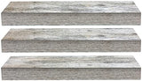 Sorbus Floating Shelves - 3 Pack 16 Inch Rustic Wall Shelves for Bedroom, Kitchen, Living Room, Bathroom Shelves, Home Decor, Office - Floating Shelf for Trophy, Books, Frames, Toilet Paper Sorbus