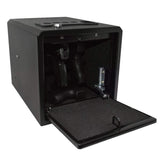 Stealth Biometric Handgun Hanger Safe Quick Access Pistol Security Box CA DOJ Approved Stealth