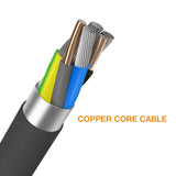 BESENERGY EV Charger Extension Cable 40Amp 20ft Charging Cord for Electric Vehicle 220V-240V Compatible All SAE J1772 Chargers BESENERGY