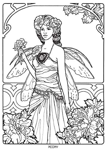 Floral Fairies Coloring Book (Dover Fantasy Coloring Books) Dover Publications
