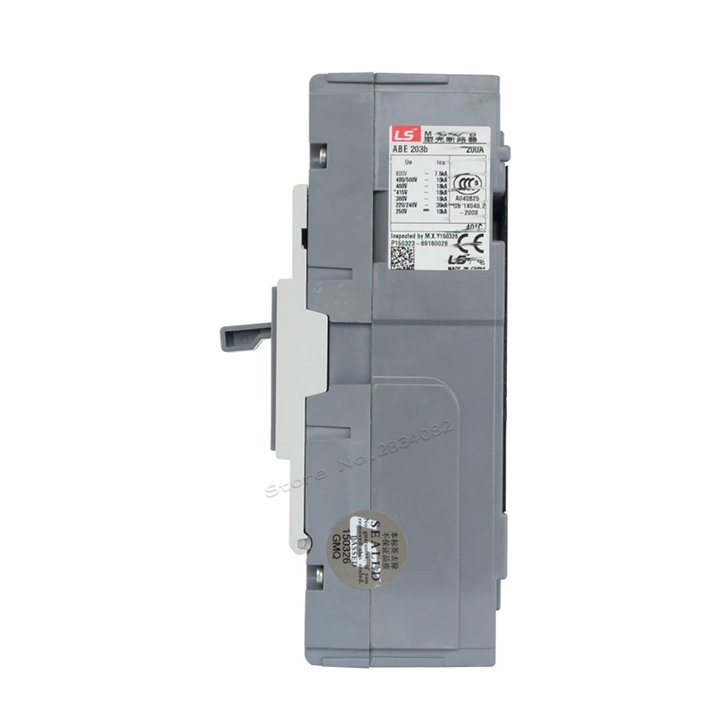 Circuit Breaker Moulded Case Circuit Breaker MCCB 50A 60A 75A 100A 125A 150A 175A 200A 225A 3p 3 Pole 50Hz 600V ABE-203b Electric(150A)