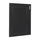27.5x35 inch Entrance Partition Doors, Pre-standed Wood Partition Doors, Half-Waist Doors, Thick Pine Wood Swinging Door with Strong Door Joints (Black, 27.5 x 35 in) Philipreba