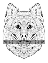 Amazing Dogs Coloring Book: Beautiful Dogs, Adorable Puppies, and Relaxing Designs for Adults and Teens WoodArtSupply