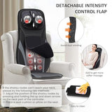 Snailax Shiatsu Back Massager with Heat -Deep Kneading Massage Chair Pad with Adjustable Intensity, Shiatsu Chair Massager to Relax Full Body Muscle，Gift for Mother Snailax