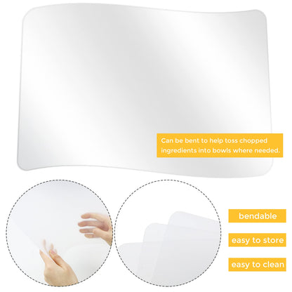 Tecmisse 30 PCS Plastic Placemat Heat Resistant Washable Table Mats, Clear Placemats for Table, Dining, Kitchen, Crafting and Shelf Liner, 17 x 11 Inch