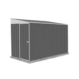 Absco Durango 5 Ft. x 10 Ft. Metal Storage Shed DIY Galvanized Steel Sheds for Tools, Bikes, Lawn & Garden Equipment, Outdoor Patio Furniture, Perfect in Backyard, Garden (Woodland Gray) ABSCO