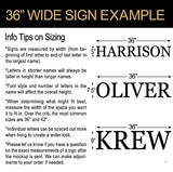 Custom Wood Name Sign, Nursery Decor, Wood Letter, Baby Name Sign（15"-58"）, Wall Art For Girl or Boy Room, Family Name Signs, Choice of Size & Fonts EXUNART