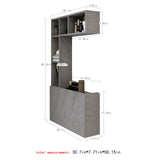 Pmnianhua Floating Desk,Wall Mounted Desk Folding,Hidden Pull Down Desk,Space Saving Desk,Folding Wall Desk for Small Space Apartment Bedroom(Dark Grey) Pmnianhua