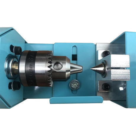 BACHIN Mini Lathe Wood Lathe Machine Multi-Purpose Type Lathe with Wood Lathe Milling Accessories, for Wood Polishing, Grinding, Cutting and Milling ，2.76 in x 6.3 in, 24VDC 96W，7 Speeds BACHIN