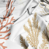 White 3 Piece Duvet Cover Set, 1 Printed Zipper Closure Duvet Cover with 2 Pillow Shams, Ultra Soft Brushed Microfiber Single with Minimalist Floral Modern Generic
