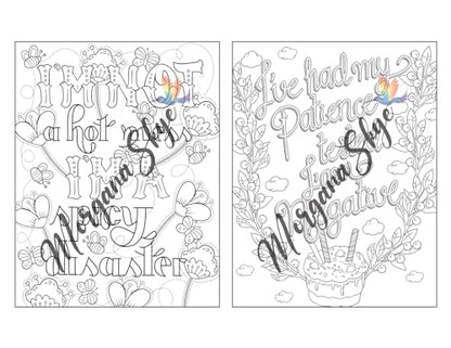 Swear Word Coloring Book for Moms: Motivational Quotes and Doodle Therapy for Stressed Out Moms Who Deserve a Break (and a Glass of Wine!)