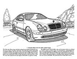 Luxury Cars Coloring Book (Dover Planes Trains Automobiles Coloring) Dover Publications