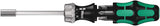 Wera 05073661002 Kraftform Kompakt 27 RA Slotted Ratcheting Screwdriver, 1/4" Head, MULTI Wera